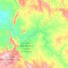 Mapa topográfico Tipperary, altitud, relieve