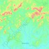 Mapa topográfico Lamandau, altitud, relieve