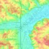 Mapa topográfico 85391, altitud, relieve