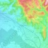 Mapa topográfico Emmendingen, altitud, relieve