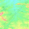 Mapa topográfico Aurora, altitud, relieve