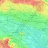 Mapa topográfico Slough, altitud, relieve