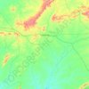 Mapa topográfico Custódia, altitud, relieve