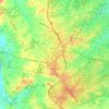 Mapa topográfico Luddenham, altitud, relieve