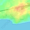 Mapa topográfico Cuchilla Alta, altitud, relieve