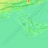 Mapa topográfico Toronto Island, altitud, relieve