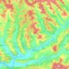 Mapa topográfico Agnetheln, altitud, relieve
