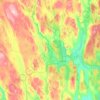Mapa topográfico Vännäs, altitud, relieve