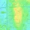 Mapa topográfico Whitehorn, altitud, relieve