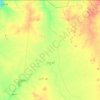 Mapa topográfico Abu Hamad, altitud, relieve