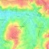Mapa topográfico Maarke-Kerkem, altitud, relieve