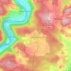 Mapa topográfico Seifriedsburg, altitud, relieve