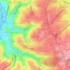 Mapa topográfico Çeliktepe Mahallesi, altitud, relieve