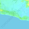 Mapa topográfico Belek Mahallesi, altitud, relieve