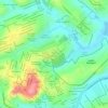 Mapa topográfico Tijuca, altitud, relieve