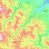 Mapa topográfico Biferno, altitud, relieve