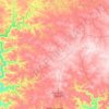 Mapa topográfico Ipê, altitud, relieve