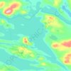 Mapa topográfico озеро Нижняя Пиренга, altitud, relieve