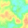 Mapa topográfico Terra Indígena Turé/Mariquita, altitud, relieve