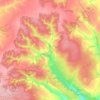 Mapa topográfico сельское поселение Старая Бинарадка, altitud, relieve