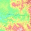Mapa topográfico Yampa River State Park, altitud, relieve