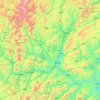 Mapa topográfico 榕江县, altitud, relieve