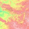 Mapa topográfico Каа-Хемский кожуун, altitud, relieve
