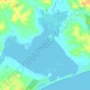 Mapa topográfico Laguna de José Ignacio, altitud, relieve