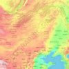 Mapa topográfico 内蒙古自治区, altitud, relieve