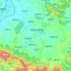 Mapa topográfico 院格庄街道, altitud, relieve