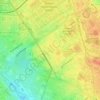 Mapa topográfico Парк имени 50-летия Октября, altitud, relieve