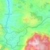 Mapa topográfico Nusco, altitud, relieve