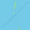 Mapa topográfico Andaman and Nicobar Islands, altitud, relieve
