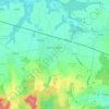 Mapa topográfico Flavy-le-Martel, altitud, relieve