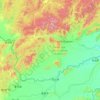 Mapa topográfico Еврейская автономная область, altitud, relieve