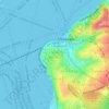 Mapa topográfico Aziz Mahmut Hüdayi Mahallesi, altitud, relieve
