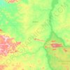 Mapa topográfico Juruena, altitud, relieve