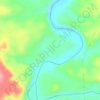 Mapa topográfico Kundali, altitud, relieve