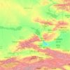 Mapa topográfico 伊犁哈萨克自治州, altitud, relieve