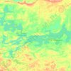 Mapa topográfico Sandy Lake, altitud, relieve