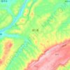 Mapa topográfico 里仁镇, altitud, relieve