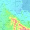 Mapa topográfico Sulop, altitud, relieve