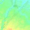 Mapa topográfico Uracoa, altitud, relieve