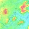 Mapa topográfico Vernie, altitud, relieve