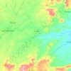 Mapa topográfico Ituguaçu, altitud, relieve