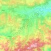 Mapa topográfico Kastamonu Merkez, altitud, relieve