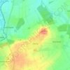 Mapa topográfico Oberg, altitud, relieve