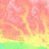 Mapa topográfico Beadell, altitud, relieve