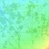 Mapa topográfico Birch Run Township, altitud, relieve