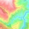 Mapa topográfico Navea, altitud, relieve